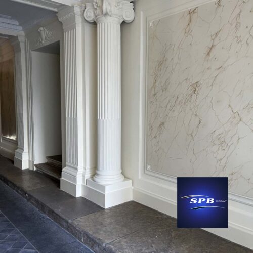 Réfection hall immeuble par SPB Aussavy